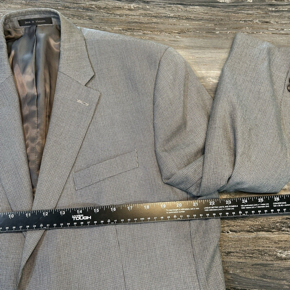 Lauren Ralph Lauren Men’s Blazer 44S Large Gray Office Career Professional Work - Picture 7 of 15
